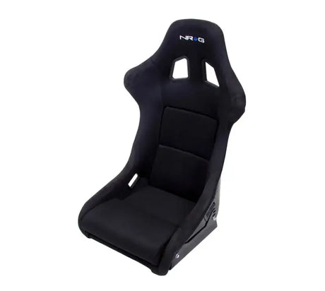 NRG FRP Bucket Seat - Medium in black with ergonomic design and durable construction.