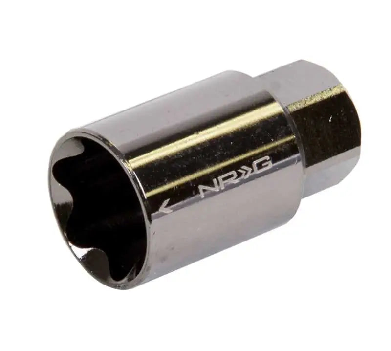 NRG Lug Nut Lock Key Socket Black Chrome 17Mm (Spare) - For Use w/LN / L40 / L41 / L01 / L10 