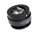 NRG Quick Release Gen 2.0 - Black Body / Black Carbon Fiber Ring 