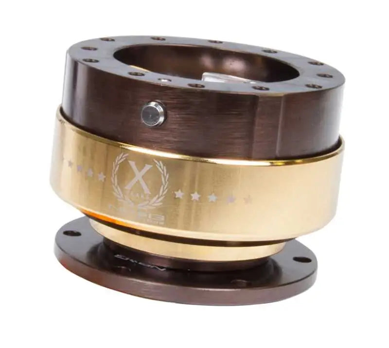 NRG Quick Release Gen 2.0 - Bronze Body / Chrome Gold Ring 