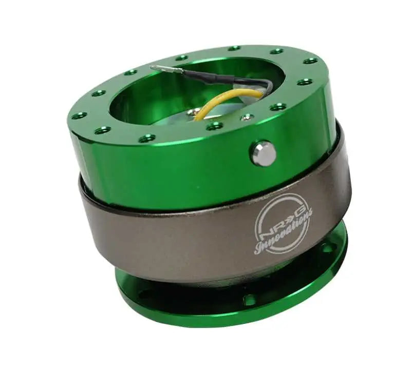 NRG NRG Quick Release Gen 2.0 - Green Body / Green Ring