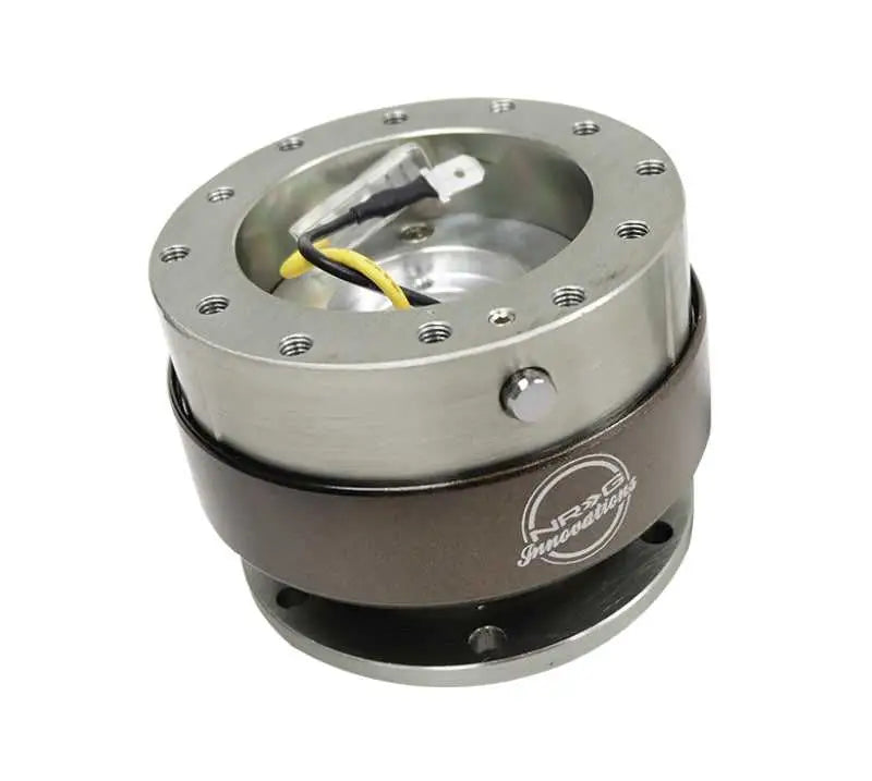 NRG NRG Quick Release Gen 2.0 - Gunmetal Body / Titanium Chrome Ring