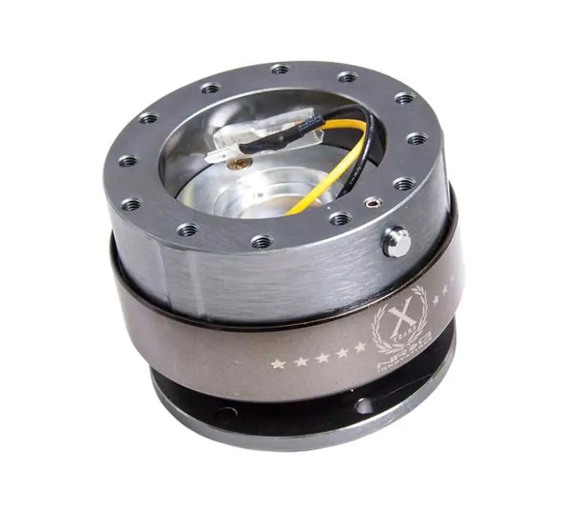 NRG Quick Release Gen 2.0 - Gunmetal Body / Titanium Chrome Ring 