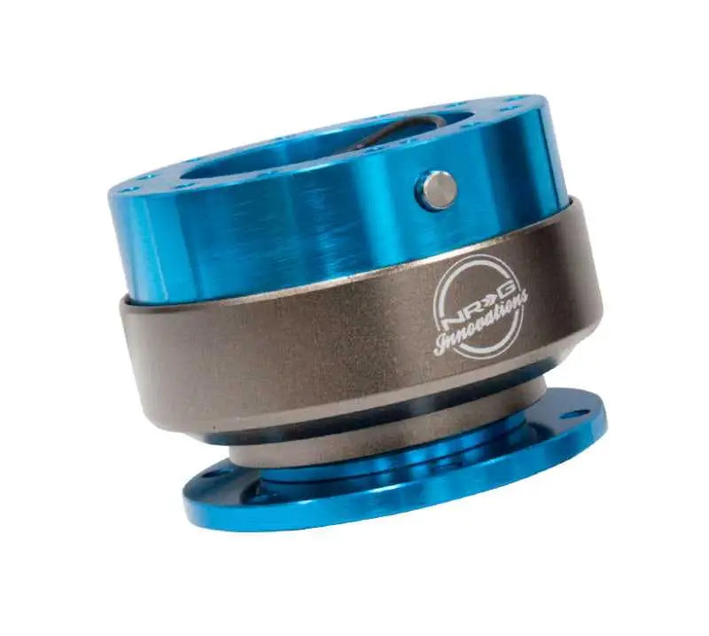 NRG NRG Quick Release Gen 2.0 - New Blue Body / Titanium Chrome Ring
