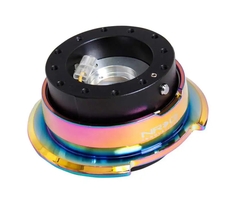 NRG NRG Quick Release Gen 2.8 - Black Body / Neochrome Ring