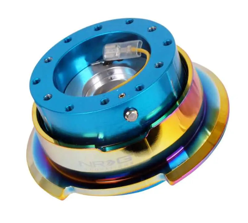 NRG Quick Release Gen 2.8 - New Blue Body / Neochrome Ring 