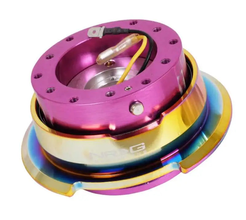 NRG Quick Release Gen 2.8 - Purple Body / Neochrome Ring 