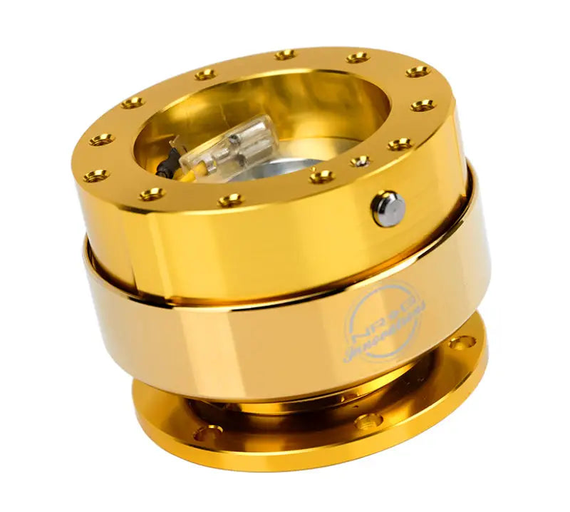 NRG Quick Release - Gold Body/Chrome Ring - Truck & Automotive