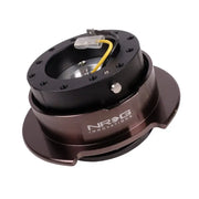 NRG SRK-250BKC NRG Quick Release Kit Gen 2.5 - Black / Black Chrome Ring