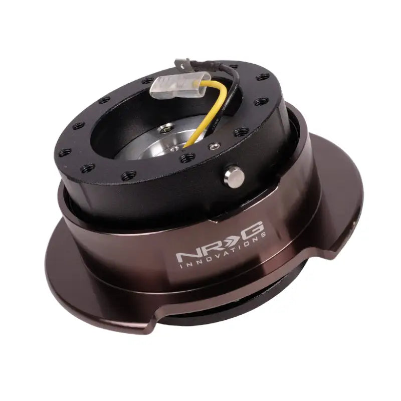 NRG SRK-250BKC NRG Quick Release Kit Gen 2.5 - Black / Black Chrome Ring