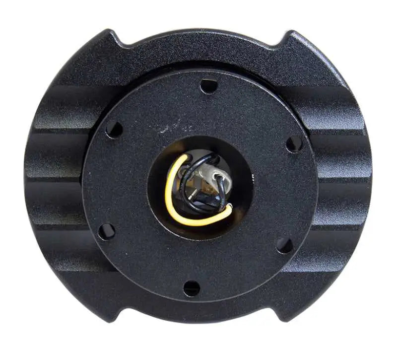 NRG Quick Release Kit Gen 2.5 - Black / Black Ring w/Finger Grooves 