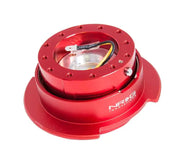 NRG NRG Quick Release Kit Gen 2.5 - Red / Red Ring