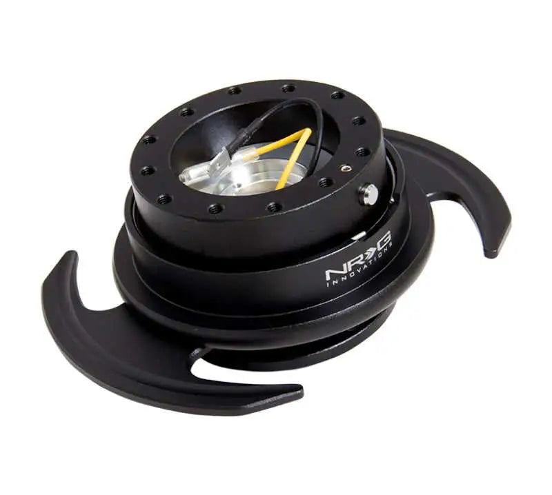 NRG Quick Release Kit Gen 3.0 - Black Body / Black Ring w/Handles 