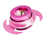 NRG Quick Release Kit Gen 3.0 - Pink Body / Pink Ring w/Handles 