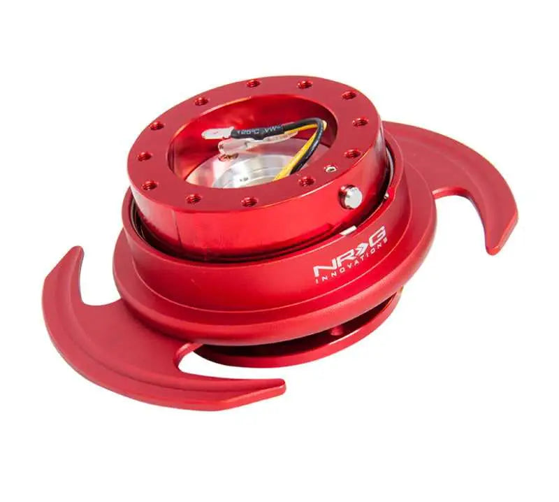 NRG Quick Release Kit Gen 3.0 - Red Metal Body / Red Ring w/Handles 