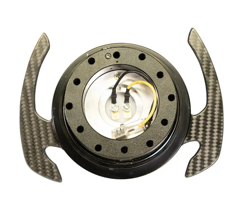NRG Quick Release Kit Gen 4.0 - Black Body / Black Ring with CF Handles