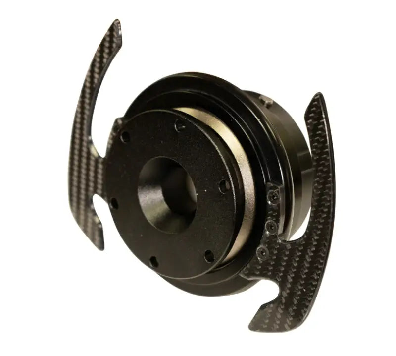 NRG Quick Release Kit Gen 4.0 - Black Body, Black Ring with CF Handles.