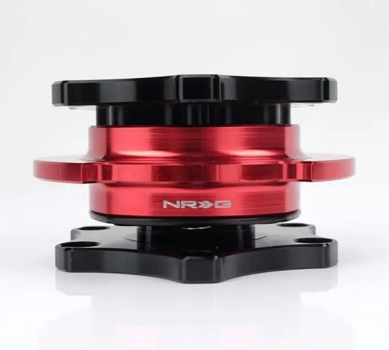 NRG Quick Release SFI SPEC 42.1 - Shinny Black Body / Red Ring - Truck & Automotive