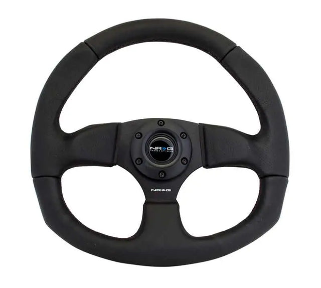NRG NRG Reinforced Steering Wheel (320mm Horizontal / 330mm Vertical) Leather w/Black Stitching