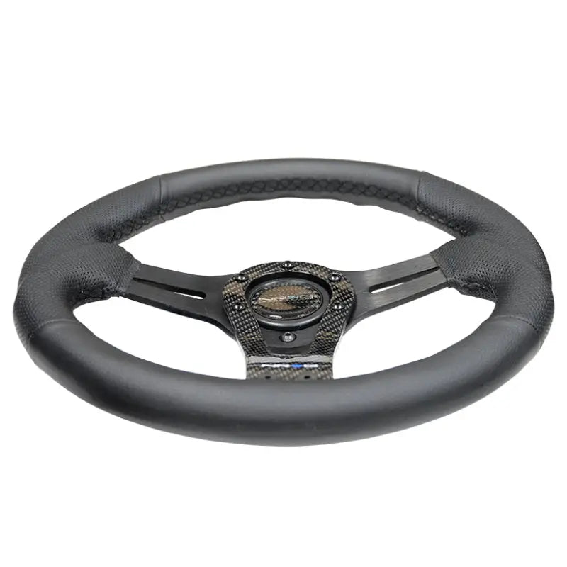 NRG RST-002RCF NRG Reinforced Steering Wheel (320mm) w/Carbon Center Spoke