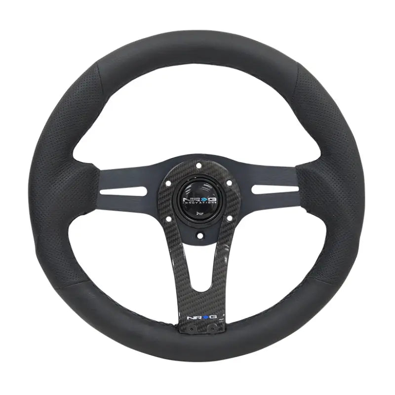 NRG RST-002RCF NRG Reinforced Steering Wheel (320mm) w/Carbon Center Spoke