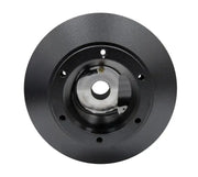 NRG Short Hub Adapter for 97-02 Ford F150, sleek black finish, solid construction.