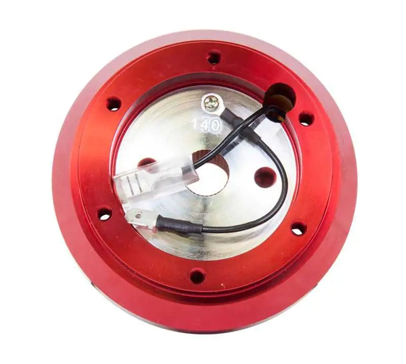 NRG Short Hub Adapter S13 / S14 Nissan 240 - Red 