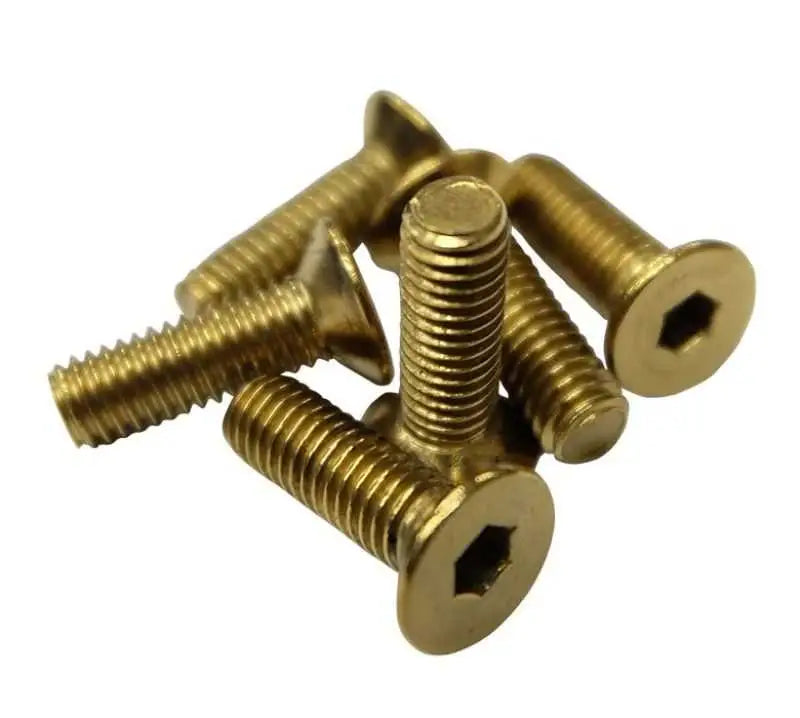 NRG NRG Steering Wheel Screw Upgrade Kit (Conical) - Chrome Gold
