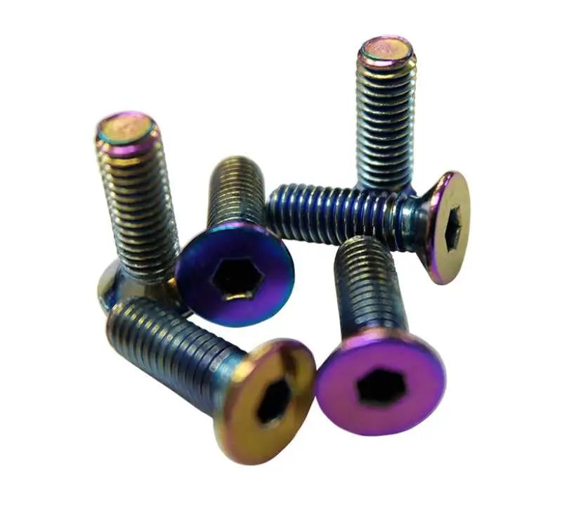 NRG Steering Wheel Screw Upgrade Kit (Conical) - Neochrome 
