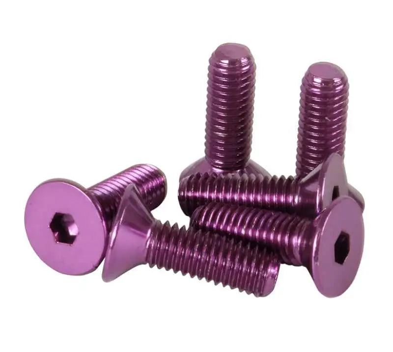 NRG NRG Steering Wheel Screw Upgrade Kit (Conical) - Purple