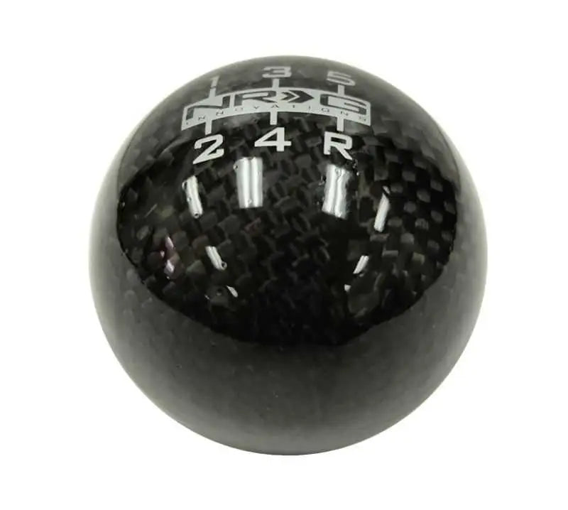 NRG NRG Universal Ball Style Shift Knob (No Logo) - Heavy Weight - Black Carbon Fiber