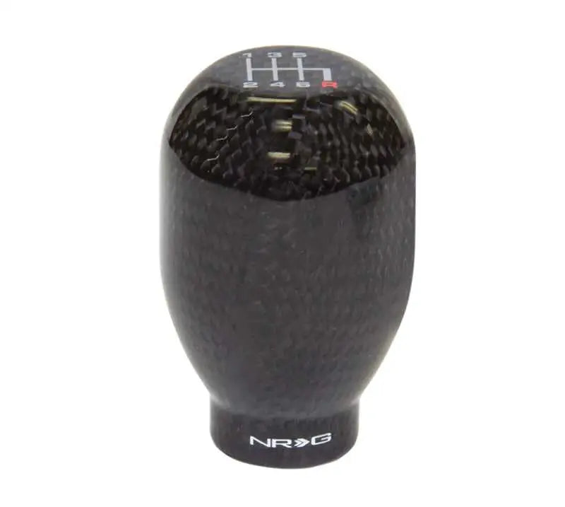 NRG NRG Universal Shift Knob 42mm - Heavy Weight 480G / 1.1Lbs. - Black Carbon Fiber (6 Speed)