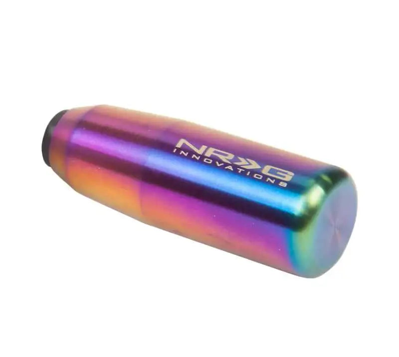 NRG Universal Short Shifter Knob - 3.5in. Length / Heavy Weight .85Lbs. - Multi Color/Neochrome 