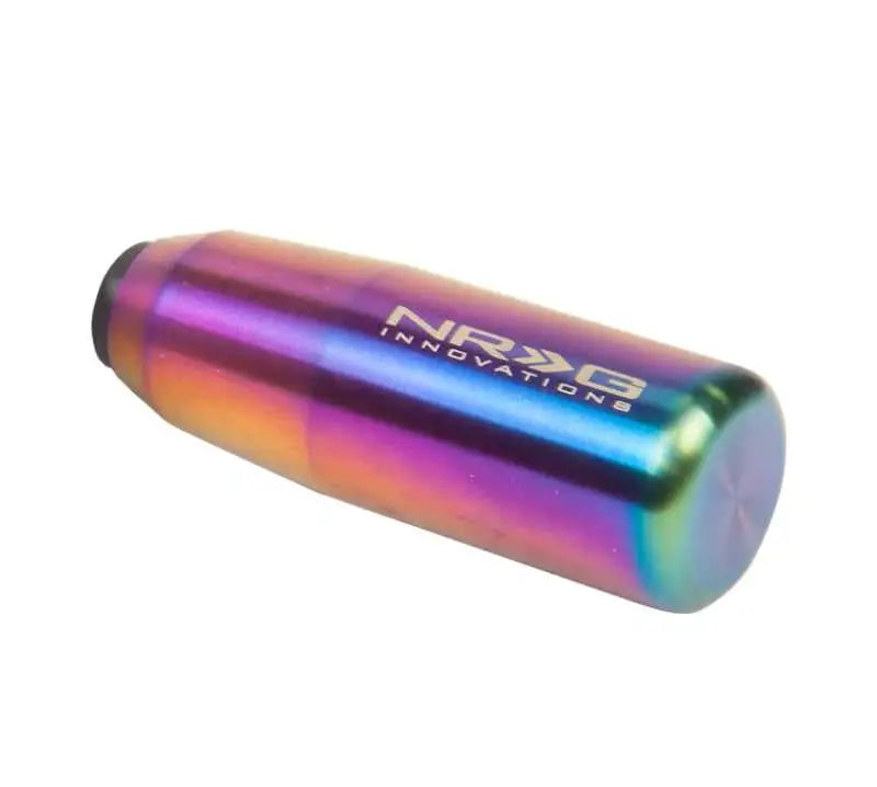 NRG Universal Short Shifter Knob - 3.5in. Length / Heavy Weight .85Lbs. - Multi Color/Neochrome 