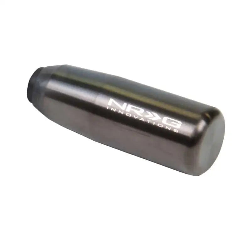 NRG Universal Short Shifter Knob - 3.5in. Length / Heavy Weight .85Lbs - Black Chrome 