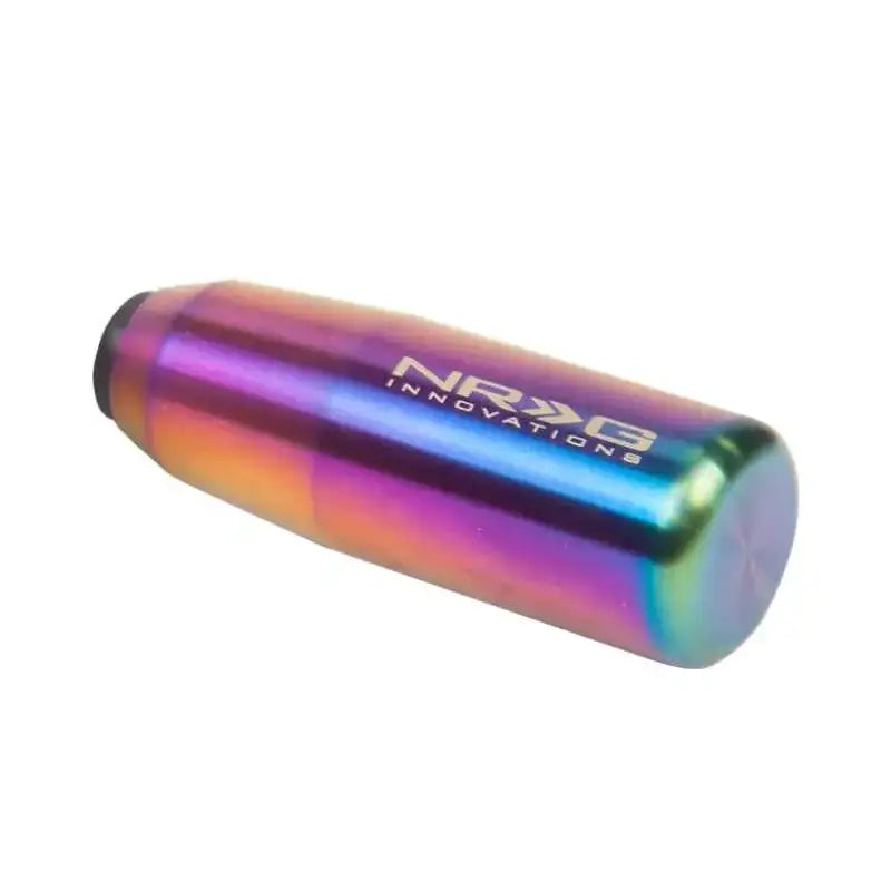 NRG Universal Short Shifter Knob - 3.5in. Length / Heavy Weight .85Lbs. - Multi Color/Neochrome 