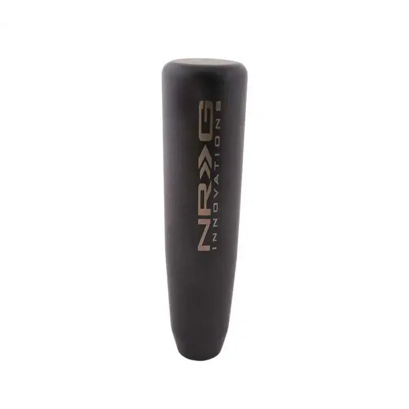 NRG Universal Short Shifter Knob - 5in. Length / Heavy Weight 1.27Lbs. - Black Wrinkle Finish 