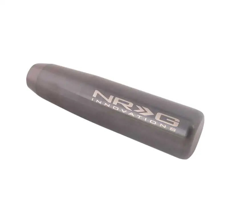 NRG Universal Short Shifter Knob - 5in. Length / Heavy Weight 1.27Lbs. - Black Chrome 