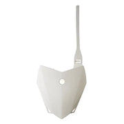 Number Plate Klx110 White - Powersports