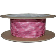 NWR-109-100-20 Namz Custom Cycle 100' Spool 20-Gauge Wire (Pink/White Stripe) - RV and Auto Parts