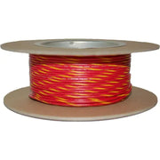 NWR-24-100-20 Namz Custom Cycle 100' Spool 20-Gauge Wire (Red/Yellow Stripe) - RV and Auto Parts