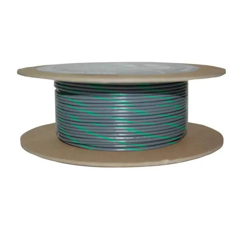 NWR-85-100-20 Namz Custom Cycle 100' Spool 20-Gauge Wire (Gray/Green Stripe) - RV and Auto Parts