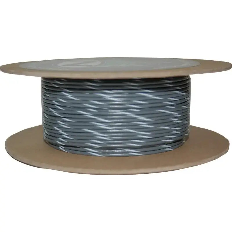 NWR-89-100-20 Namz Custom Cycle 100' Spool 20-Gauge Wire (Gray/White Stripe) - RV and Auto Parts