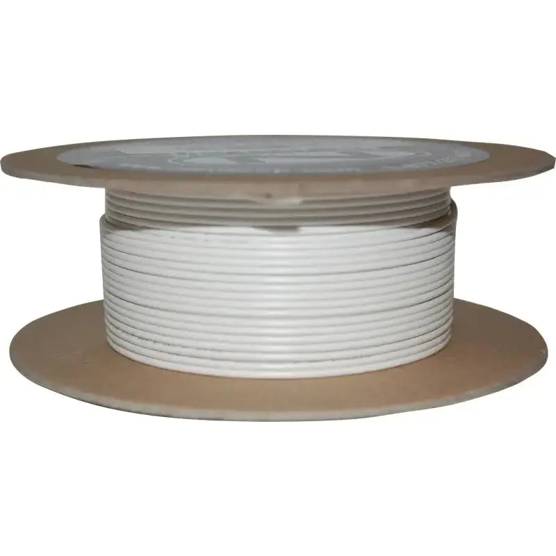 NWR-91-100-20 Namz Custom Cycle 100' Spool 20-Gauge Wire (White) - RV and Auto Parts
