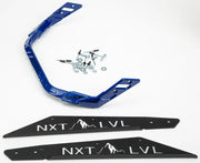 NXPRB225-FBK/PBL Pro Armor Nxt Lvl Rear Bumper Black/Blue Pol - RV and Auto Parts