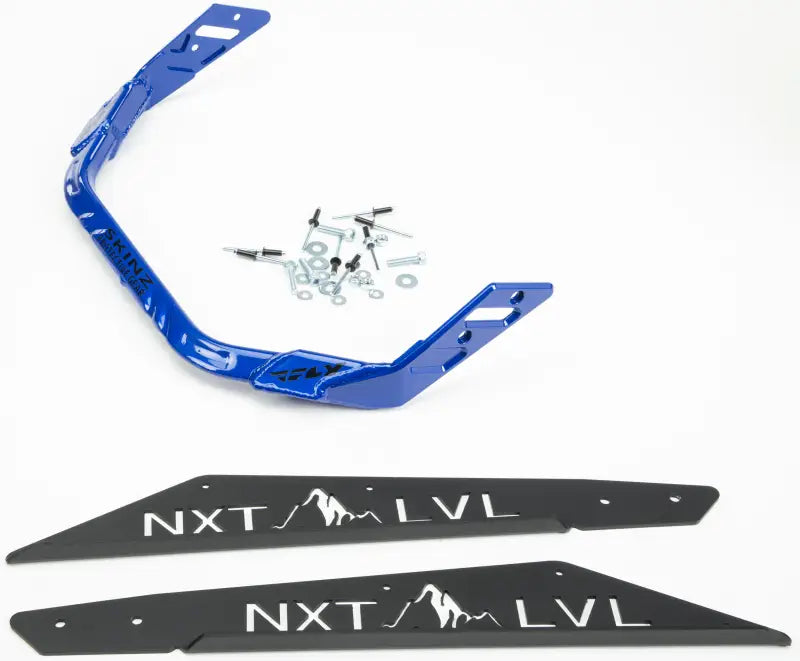 NXPRB226-FBK/PBL Pro Armor Nxt Lvl Rear Bumper Black/Blue Pol - RV and Auto Parts