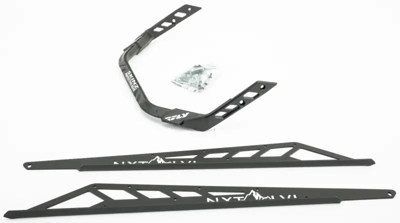 NXPRB227-FBK/BLK Nxt Lvl Rear Bumper Flat Blk Pol Axys 174 S/M - NXT LVL