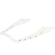 White U-shaped metal rear bumper accessory with adjustment holes for NXPRB231-WHT Nxt Lvl