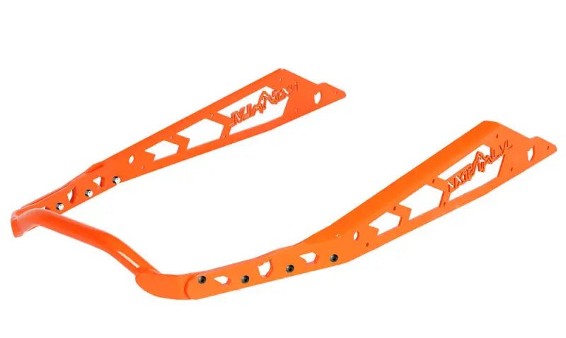 Orange metal U-shaped rear bumper for ATV or snowmobile NXPRB232-ORG Nxt Lvl Pol
