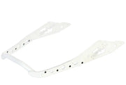 White U-shaped snowmobile ski loop for NXPRB234-WHT Pro Armor rear bumper upgrade